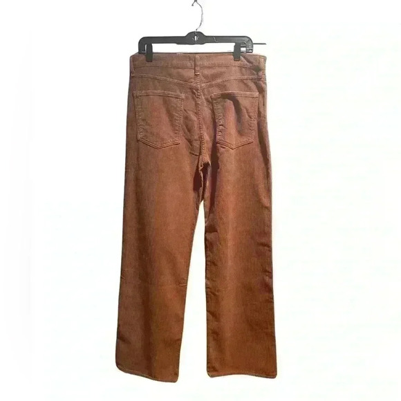 New AGOLDE Women Harper Straight Leg Corduroy Jeans Size 31 Color Saddle Brown - Picture 8 of 14